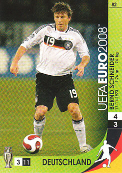 Bernd Schneider Germany Panini Euro 2008 Card Game #82